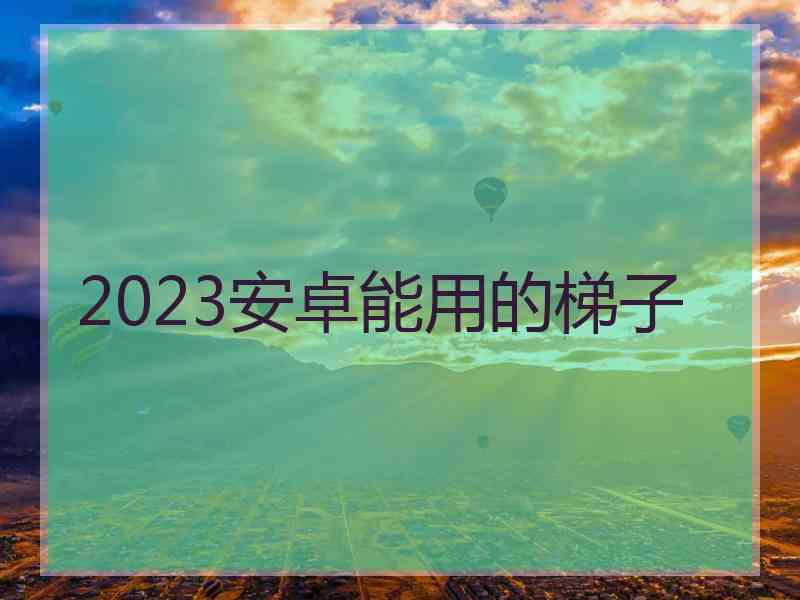 2023安卓能用的梯子