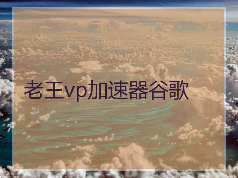 老王vp加速器谷歌