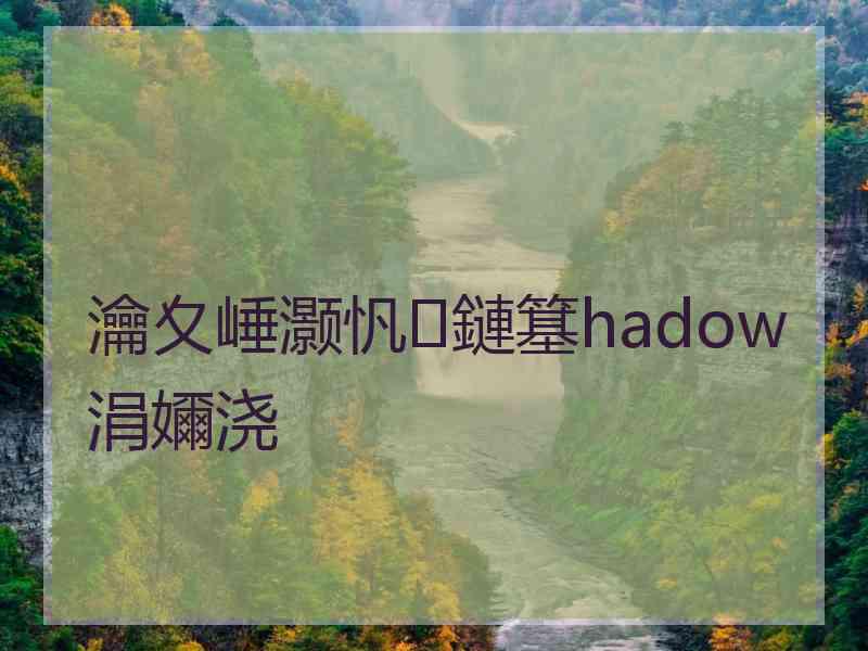 瀹夊崜灏忛鏈簊hadow涓嬭浇