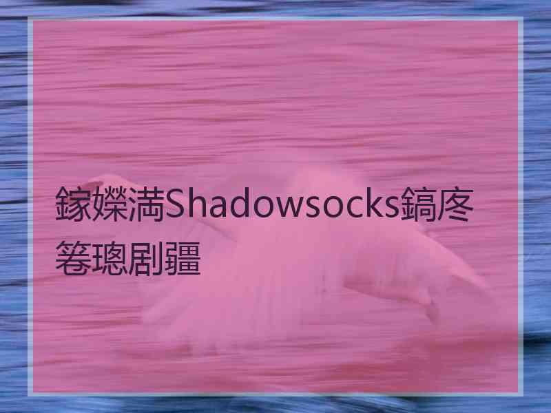 鎵嬫満Shadowsocks鎬庝箞璁剧疆