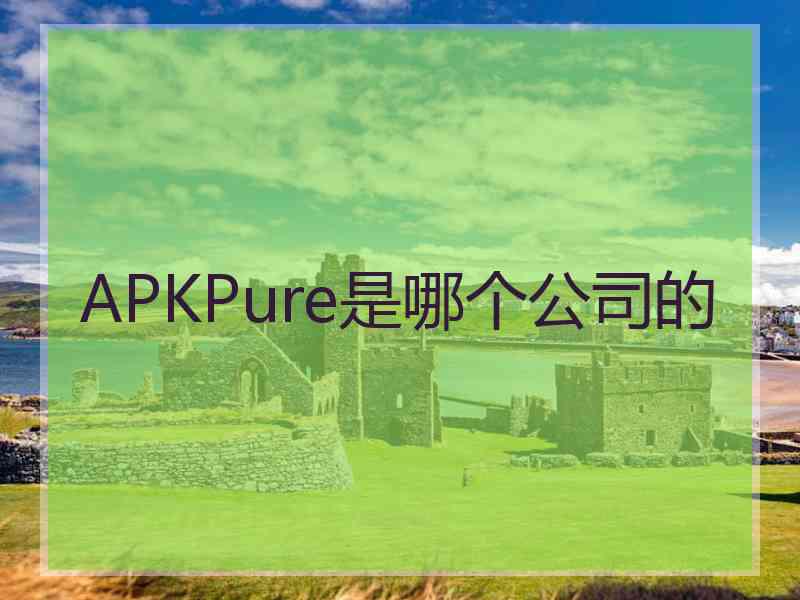 APKPure是哪个公司的