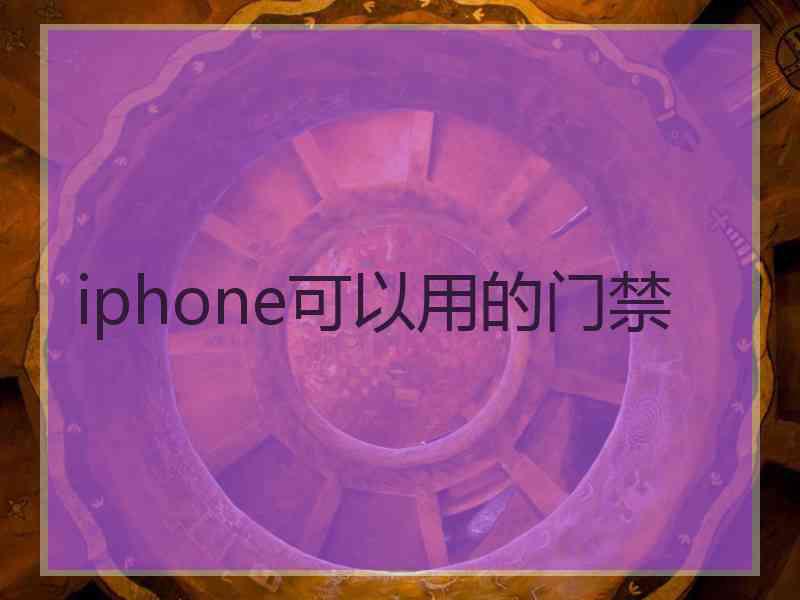 iphone可以用的门禁