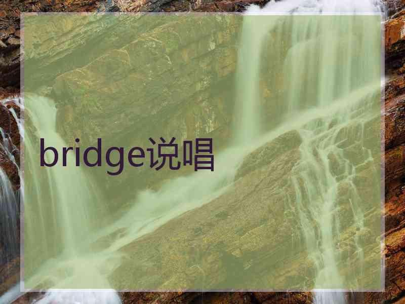 bridge说唱