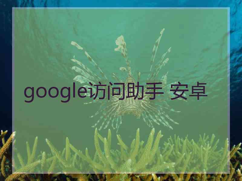 google访问助手 安卓