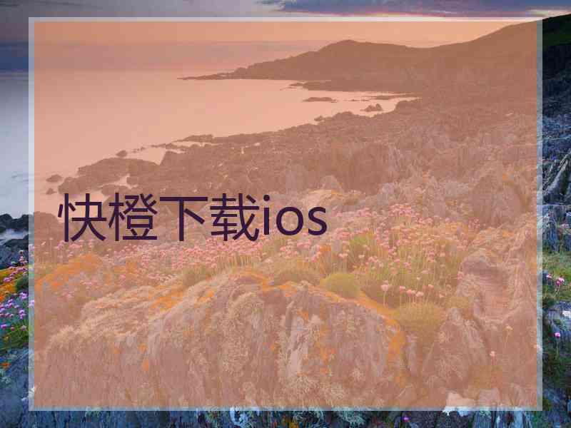 快橙下载ios