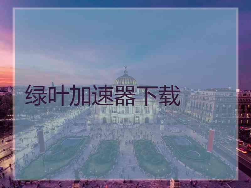 绿叶加速器下载