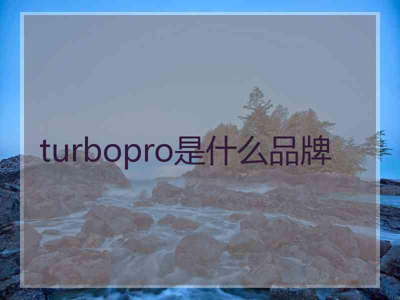 turbopro是什么品牌