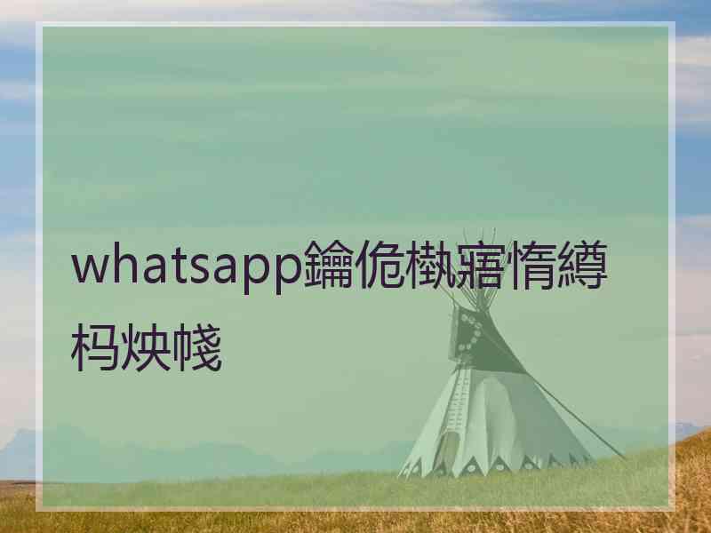 whatsapp鑰佹槸寤惰繜杩炴帴