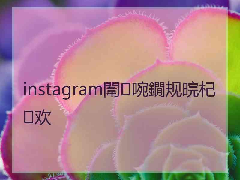 instagram闈㈣啘鐗规晥杞欢